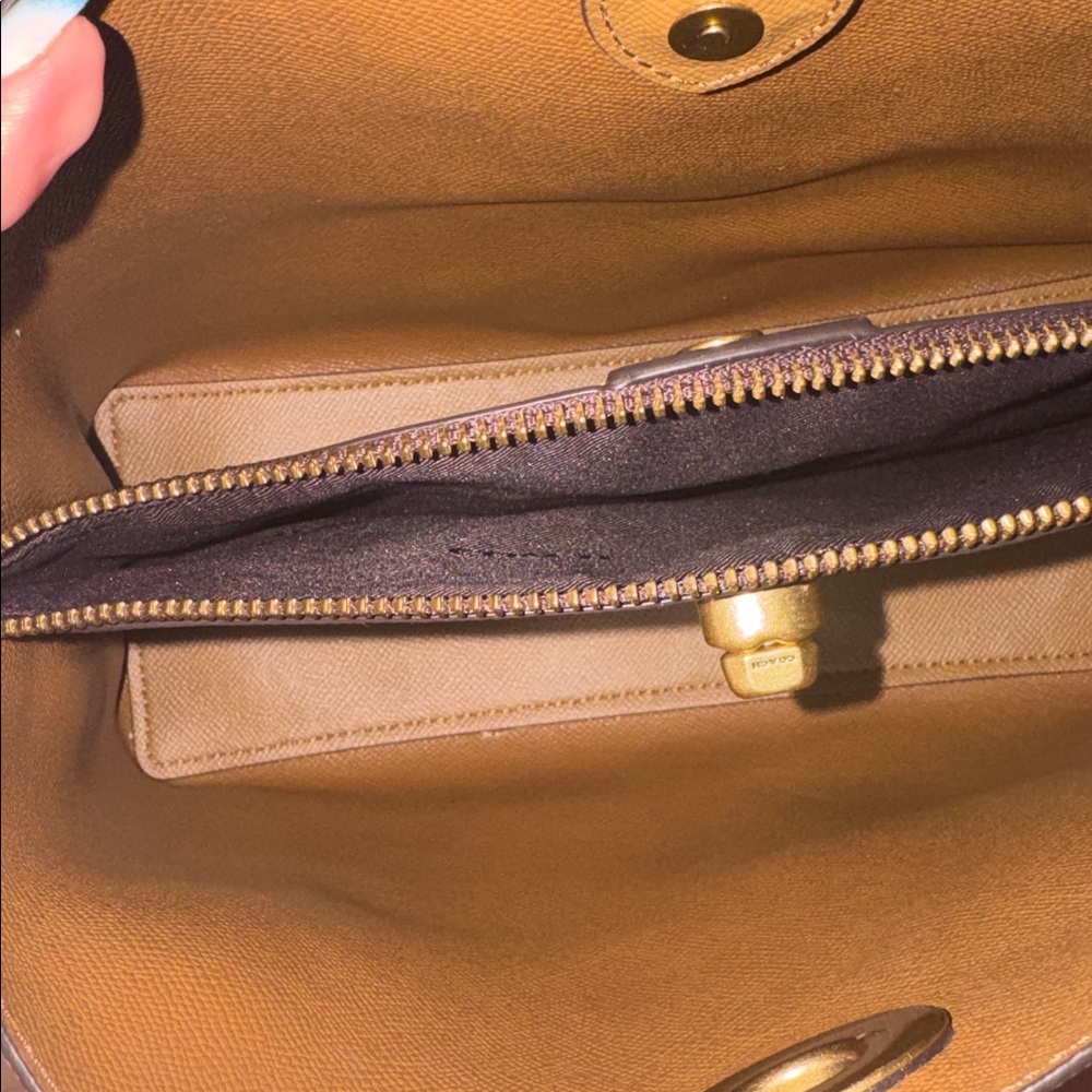 Coach Willow Shoulder Bag in Chalk Colorblock - Picture 9 of 11